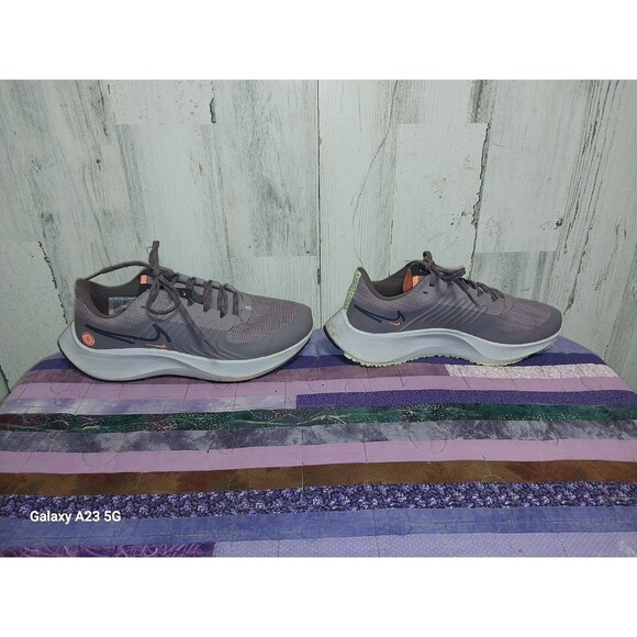 NIKE AIR ZOOM PEGASUS 38 SHIELD PURPLE SMOKE WOMEN'S SIZE 7.5 DC4074-500 - Picture 7 of 9